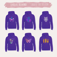 "Paint your hoodie" kit, purple