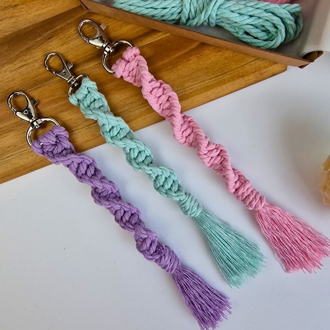 Macrame Keychain DIY Kit