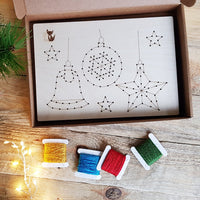 Julsyset med metallnål