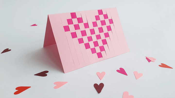 Paper Weaving Greeting Card