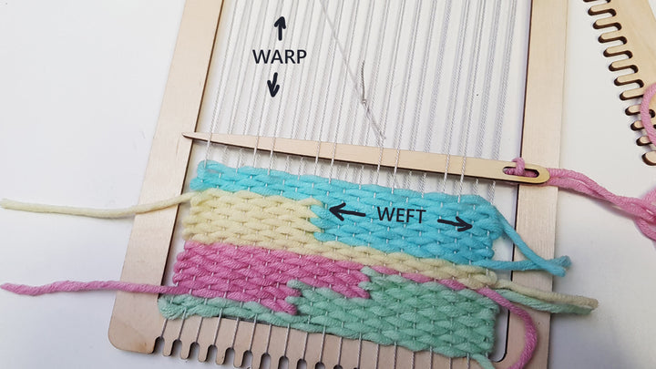 Weaving basics with weaving loom kit