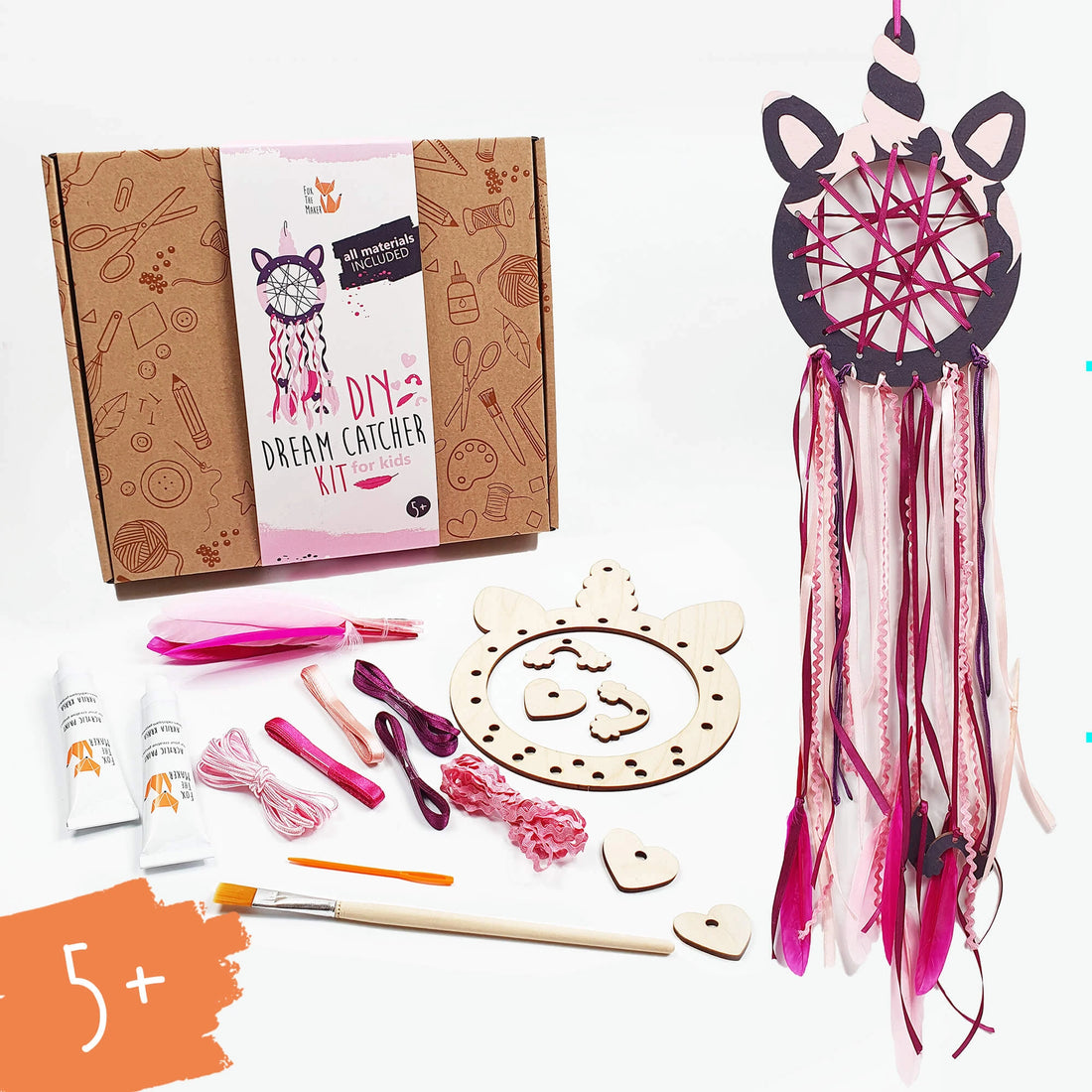 Dream Catcher Kit, DIY Dreamcatcher Kit for Kids, Gifts for Crafty Girls,  Unique Crafts Kit for Girls, Creative Kits, Craft for Christmas 