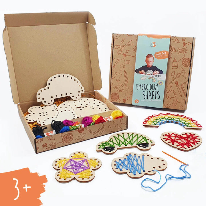 qollorette Fur Sewing Kit for Children, Sew Your Own Fox Toy  Kids' Craft Kit - Sewing Kit for Kids, Learn to Sew & Play : Toys & Games