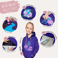 "Paint your hoodie" kit, purple