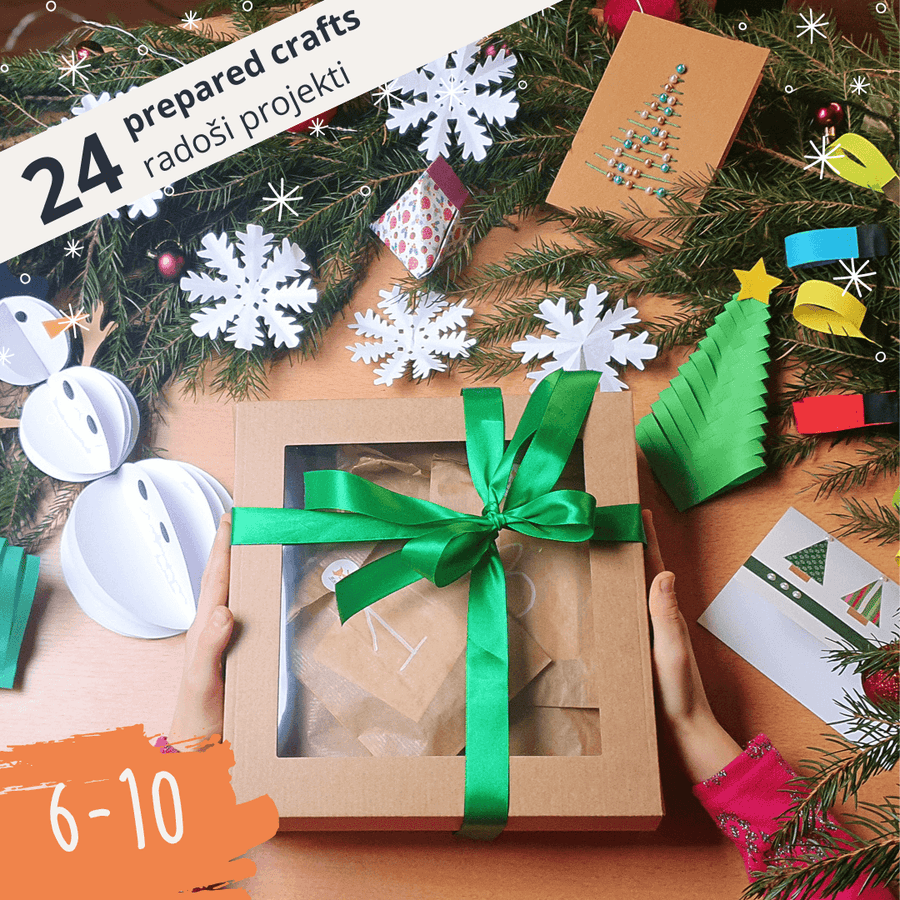 Creative Advent Calendar for kids, age 6-10 years