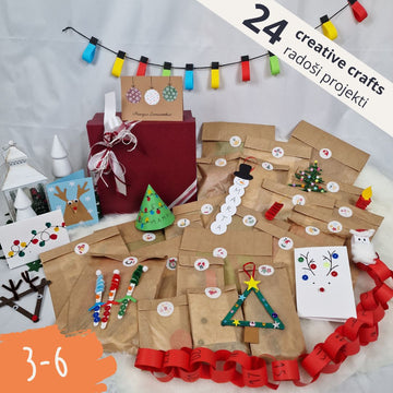 Creative Advent Calendar for kids, age 3-6 years