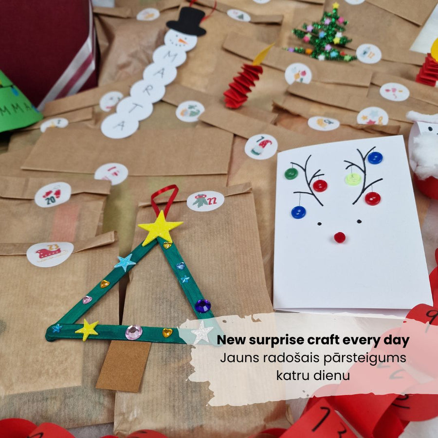 Creative Advent Calendar for kids, age 3-6 years