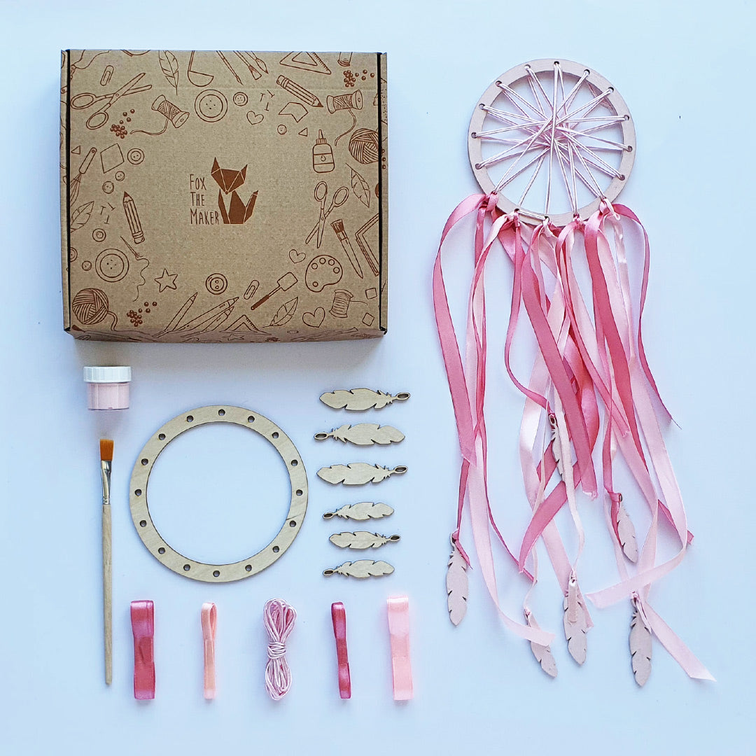 Round Wooden Dreamcatcher Kit