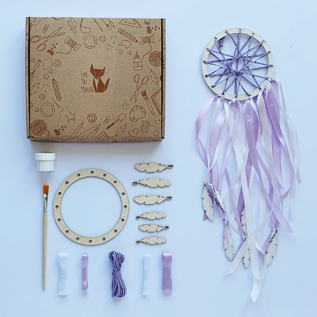 Round Wooden Dreamcatcher Kit